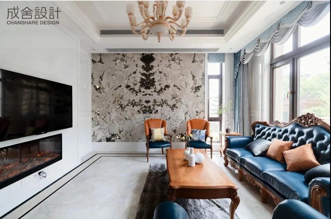 客廳-常州別墅簡歐裝修 客廳-常州別墅簡歐裝修